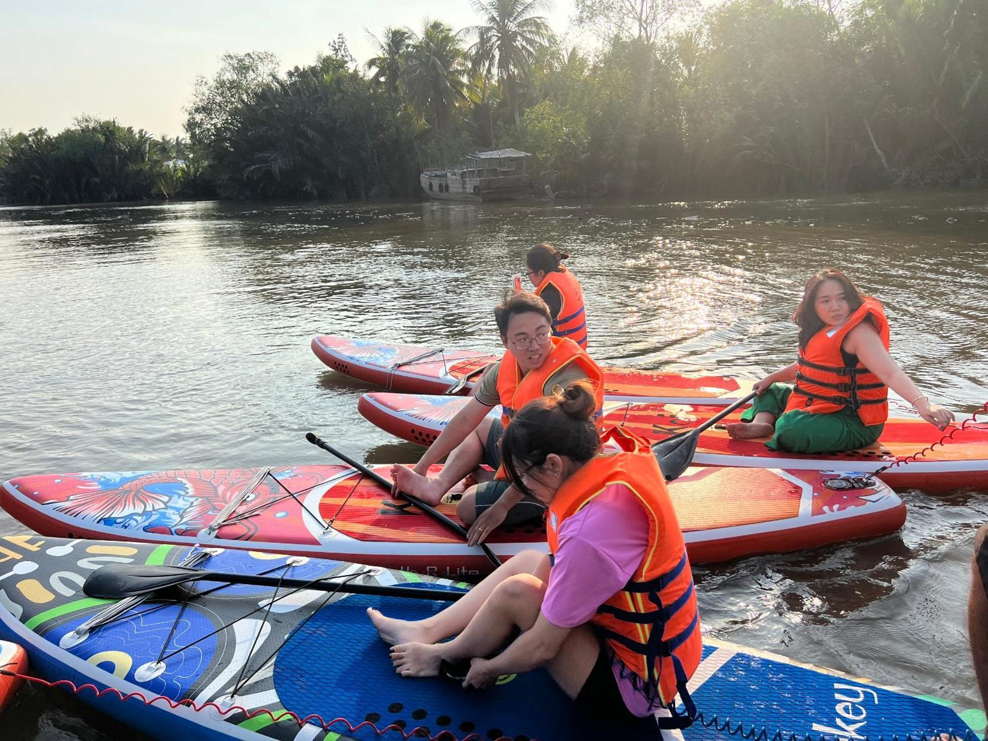 Hide Away Bungalows In Ben Tre City Экстерьер фото