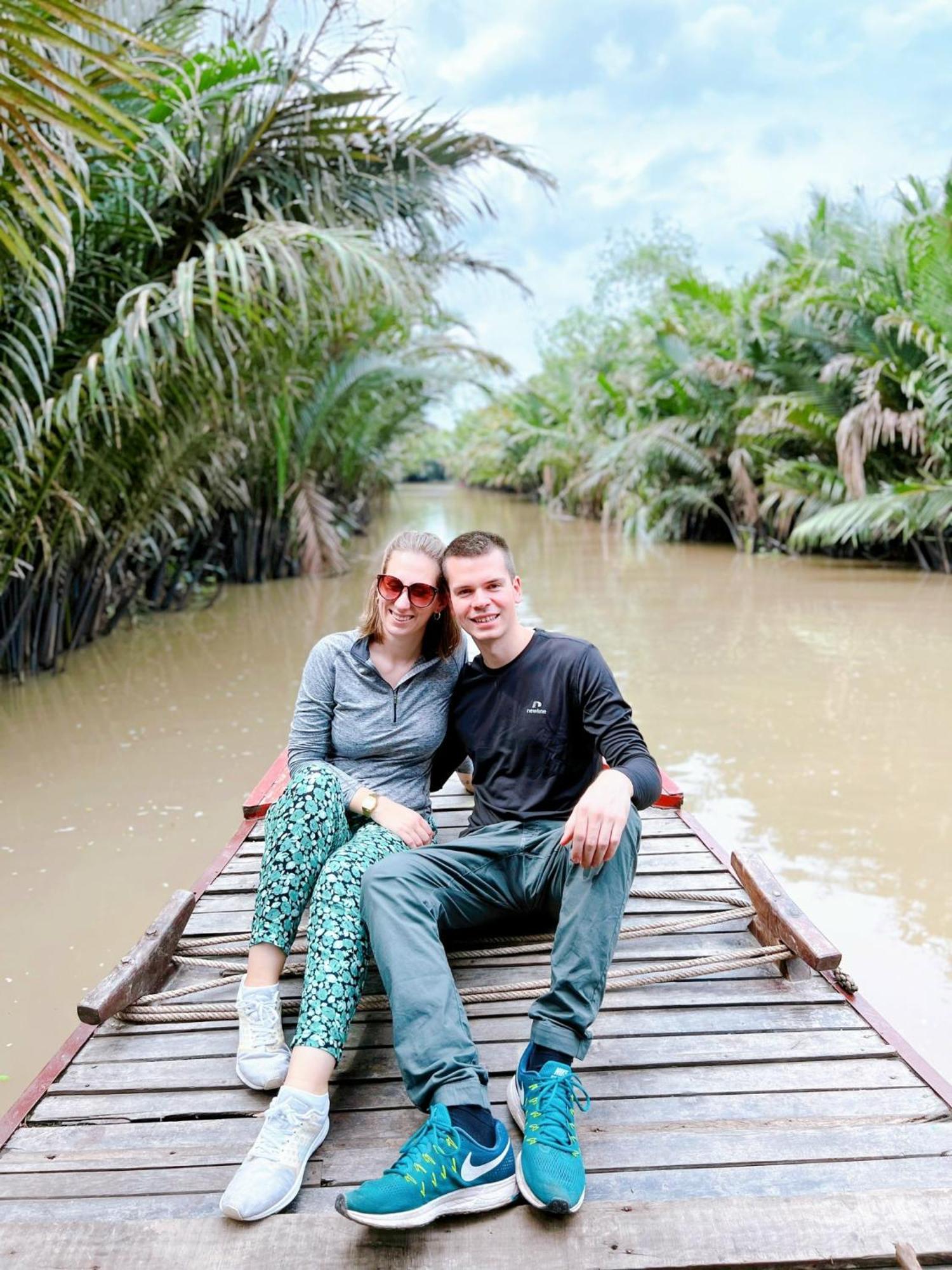 Hide Away Bungalows In Ben Tre City Экстерьер фото